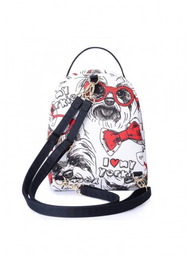 KnK Sweety Mini Backpack- Graphic Red